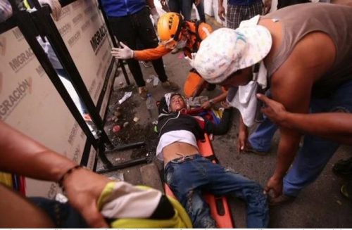 Al menos 42 heridos durante disturbios en principal puente Colombia/Venezuela