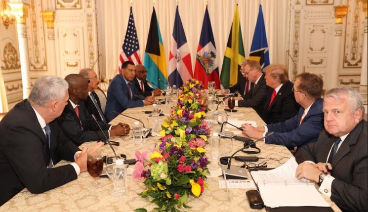 Trump habló con líderes de Caribe sobre una transición “pacífica” en Venezuela