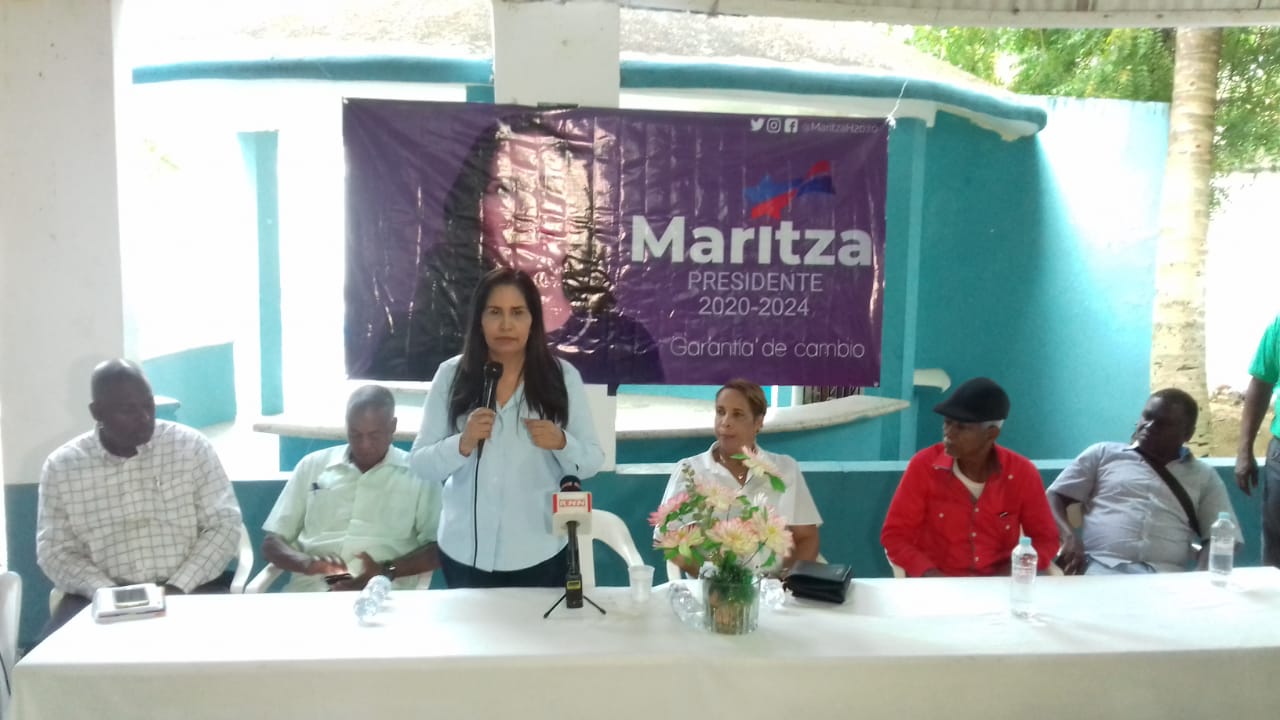 La Precandidata del PLD, Maritza Hernández aboga por proteger la producción y a los ciudadanos.