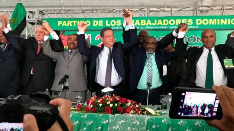 PRSC, PTD y PUN proclaman Leonel Fernández candidato presidencial