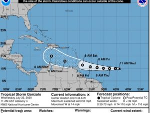 Tormenta denominada “Gonzalo” se forma hoy; amenaza región del Caribe