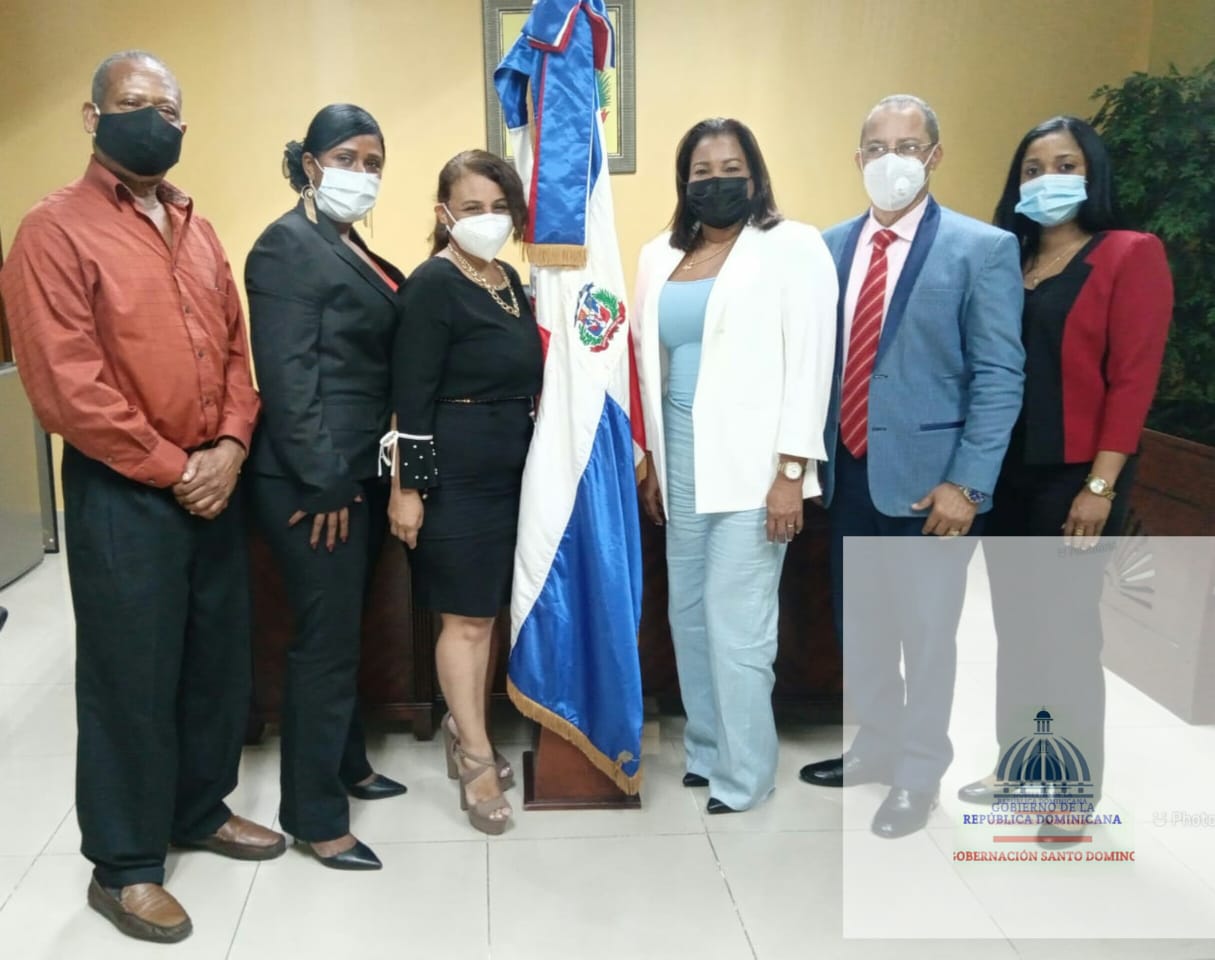 El movimiento Proyecto Migratorio con Luis, Visita a la Gobernadora de Santo Domingo