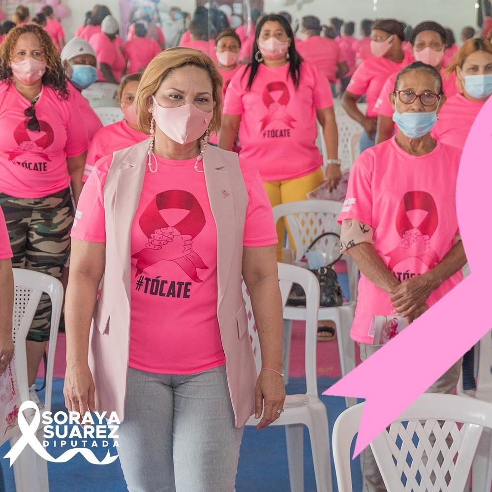 Diputada Soraya Suárez ofrece charlas sobre prevención y tratamiento del cáncer de Mama.