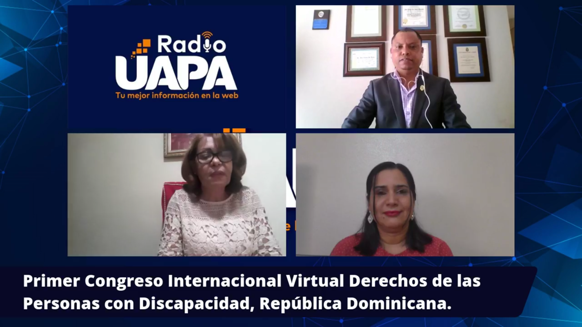 Instituciones realizan Primer Congreso Internacional Virtual Derechos de las Personas con Discapacidad