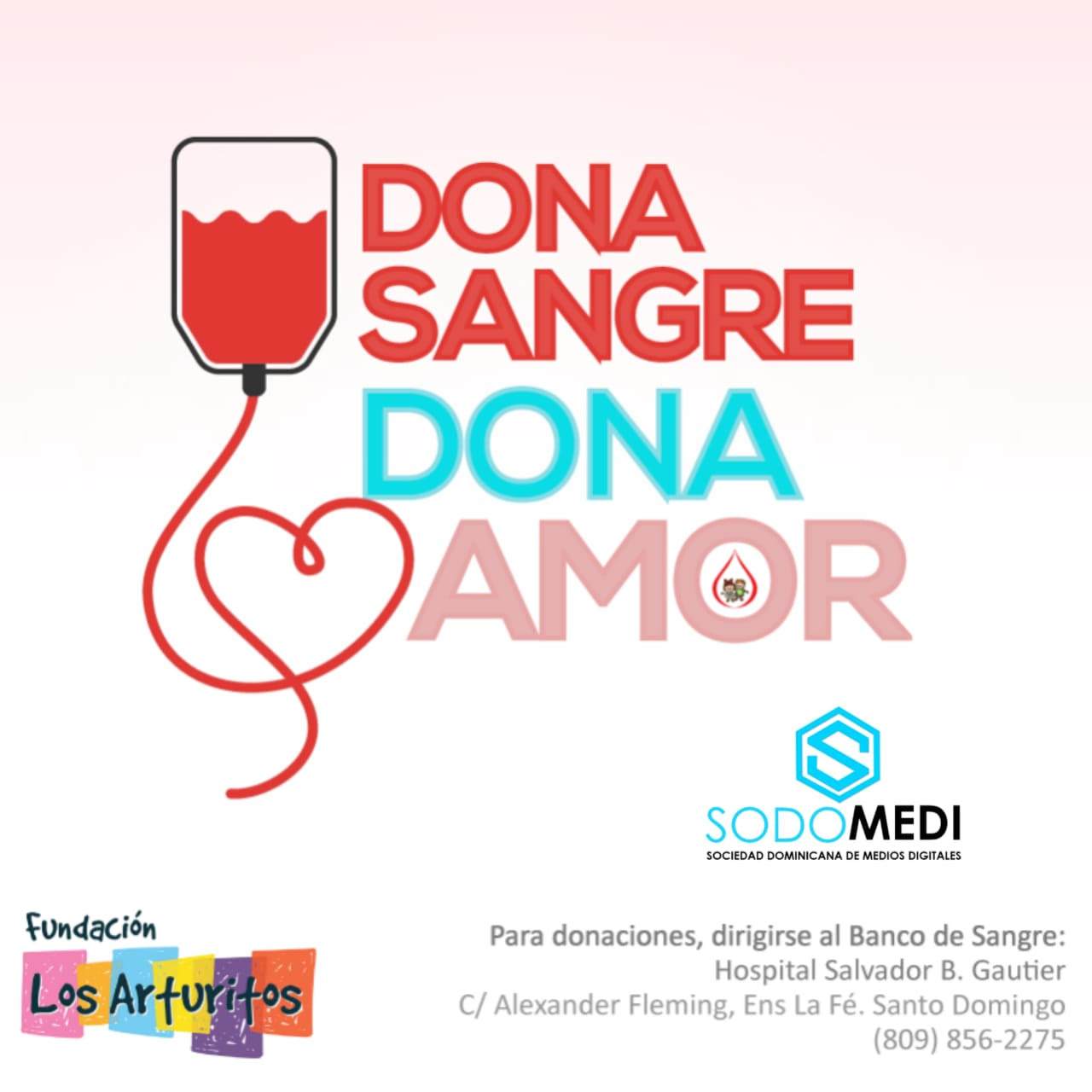 SODOMEDI se une a campaña de la Fundación Los Arturitos en la Jornada “Dona sangre, dona amor”