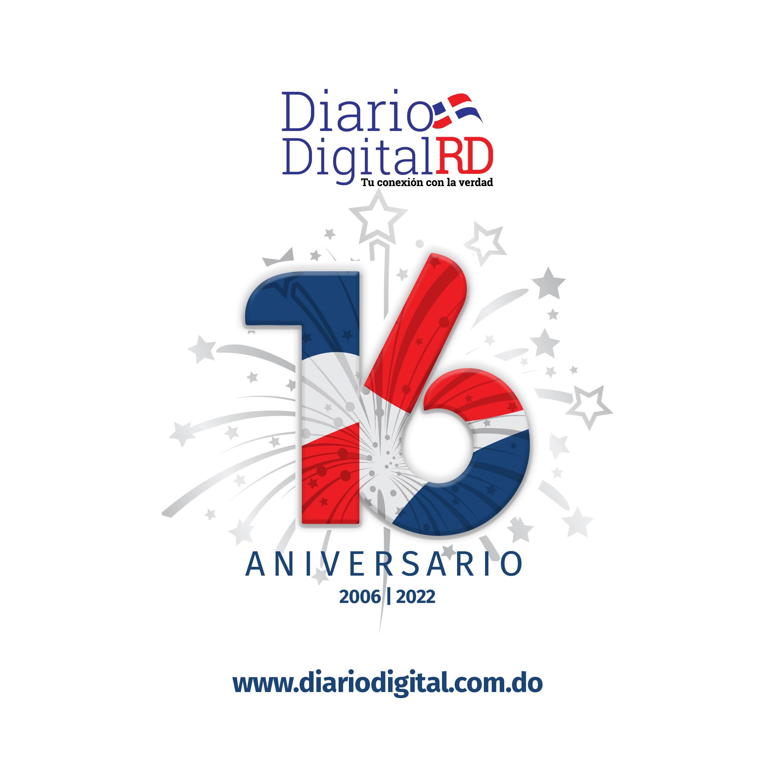 16 Aniversario de DiarioDigitalRD. Gracias por acompañarnos en esta ruta