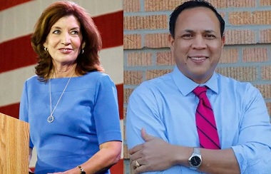 Gobernadora NY gana primarias demócratas; dominicano Álvarez virtual ganador como asambleísta Bronx