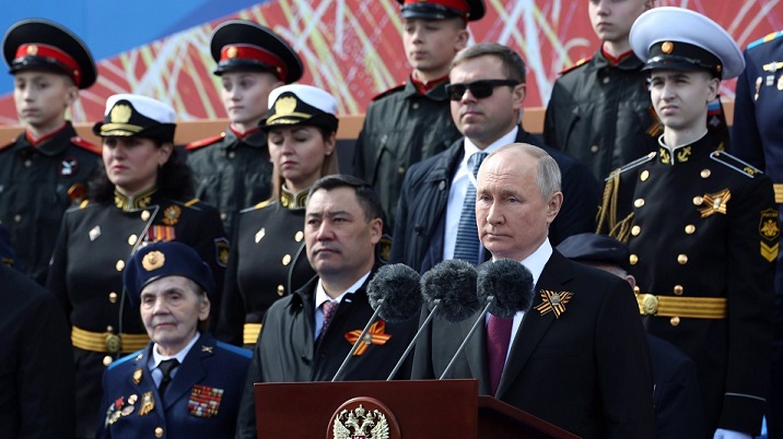 09/05/2023 El presidente de Rusia, Vladimir Putin, pronuncia un discurso por el Día de la Victoria
POLITICA EUROPA INTERNACIONAL RUSIA
KREMLIN