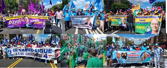 Desfile Gran Parada Dominicana Bronx se politizó al máximo