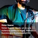 Víctor Suárez canta a la mujer en la Universidad Autónoma de Santo Domingo. UASD
